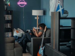 Living Room at Garden Lane Backpackers 2