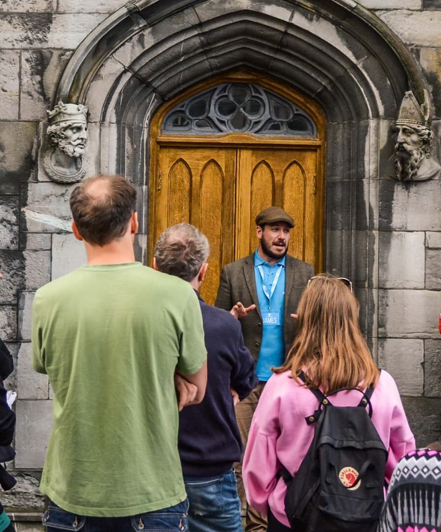 Group in a Dublin Walking Tour